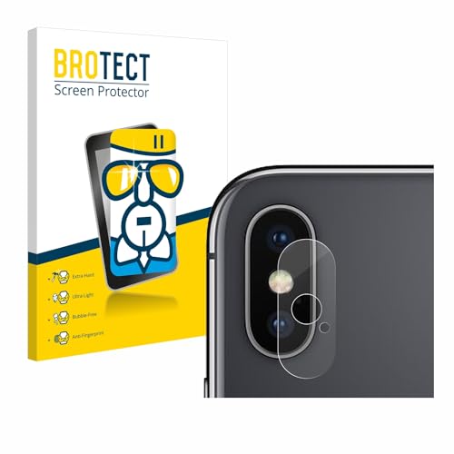 BROTECT Schutzglas für Apple iPhone X/Xs (Kamera Rückseite) Schutzfolie Panzer Folie Glas [Extrem Kratzfest 9H, Anti-Fingerprint, Ultra-Transparent] von BROTECT