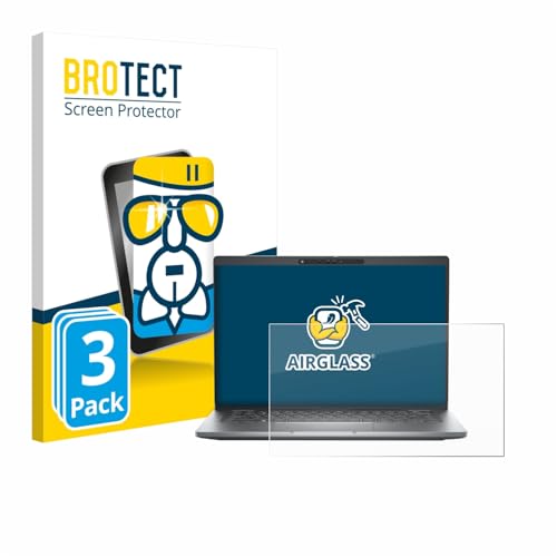 BROTECT Schutzglas für Dell Latitude 5330 (3 Stück) Schutzfolie Panzer Folie Glas [Extrem Kratzfest 9H, Anti-Fingerprint, Ultra-Transparent] von BROTECT