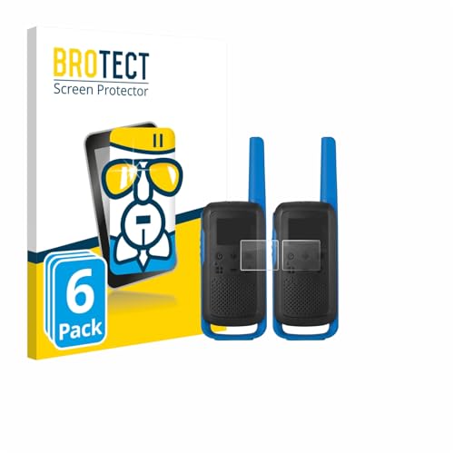 BROTECT Schutzglas für Motorola TALKABOUT T62 (6 Stück) Schutzfolie Panzer Folie Glas [Extrem Kratzfest 9H, Anti-Fingerprint, Ultra-Transparent] von BROTECT