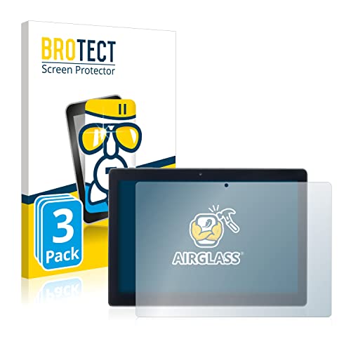 BROTECT Schutzglas für Odys Space One 10 SE LTE (3 Stück) Schutzfolie Panzer Folie Glas [Extrem Kratzfest 9H, Anti-Fingerprint, Ultra-Transparent] von BROTECT