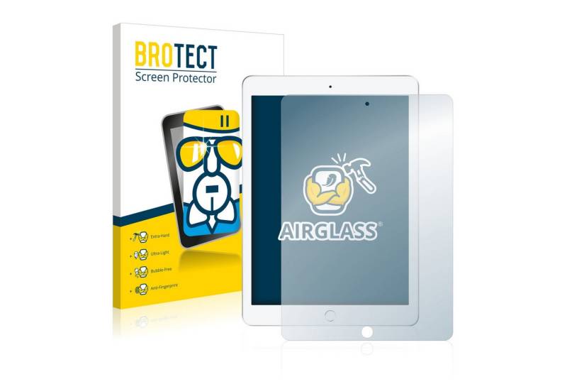 BROTECT flexible Panzerglasfolie für Apple iPad 9.7 2017 (5. Gen), Displayschutzglas, Schutzglas Glasfolie klar von BROTECT