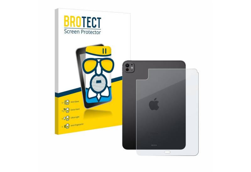 BROTECT Displayschutzglas Schutzglas für Apple iPad Pro 11" 2024 (Rückseite), Schutzfolie Display Schutz Glas Folie matt von BROTECT