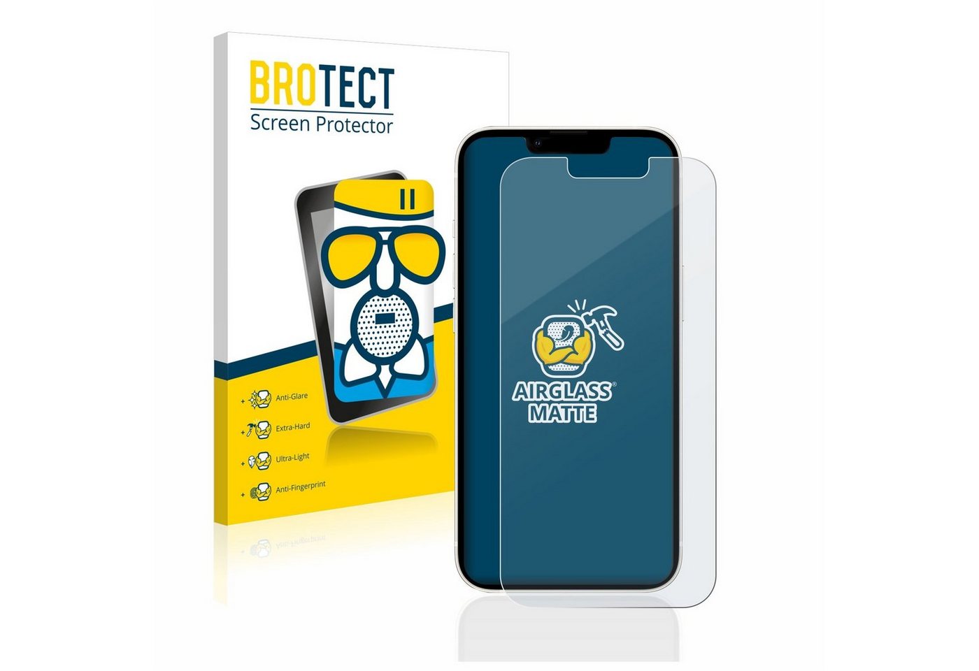 BROTECT Displayschutzglas Schutzglas für Apple iPhone 13, Schutzfolie Display Schutz Glas Folie matt BROTECT Displayschutzglas Schutzglas für Apple iPhone 13, Schutzfolie Display Schutz Glas Folie matt von BROTECT
