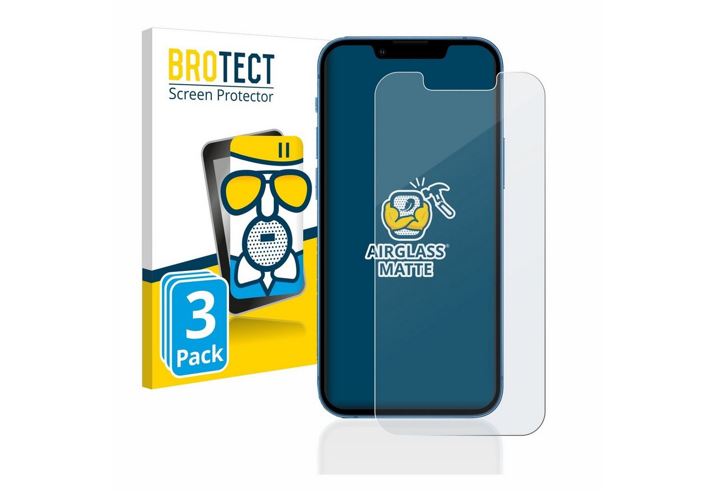 BROTECT Displayschutzglas Schutzglas für Apple iPhone 13 mini, 3 Stück, Schutzfolie Display Schutz Glas Folie matt BROTECT Displayschutzglas Schutzglas für Apple iPhone 13 mini, 3 Stück, Schutzfolie Display Schutz Glas Folie matt von BROTECT