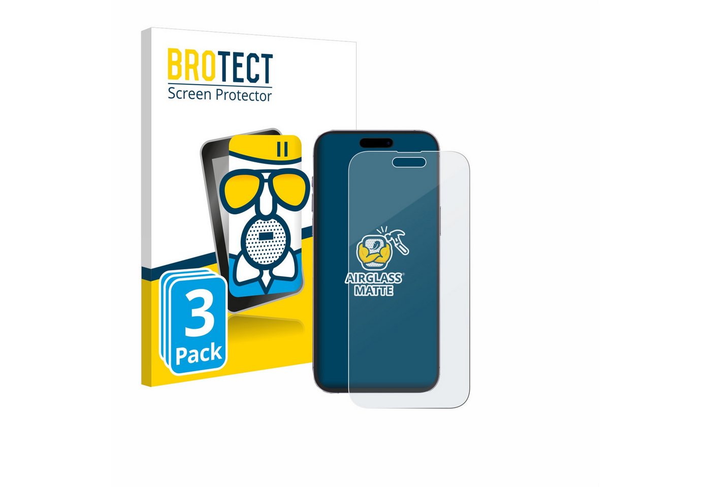 BROTECT Displayschutzglas Schutzglas für Apple iPhone 14 Pro Max, 3 Stück, Schutzfolie Display Schutz Glas Folie matt BROTECT Displayschutzglas Schutzglas für Apple iPhone 14 Pro Max, 3 Stück, Schutzfolie Display Schutz Glas Folie matt von BROTECT