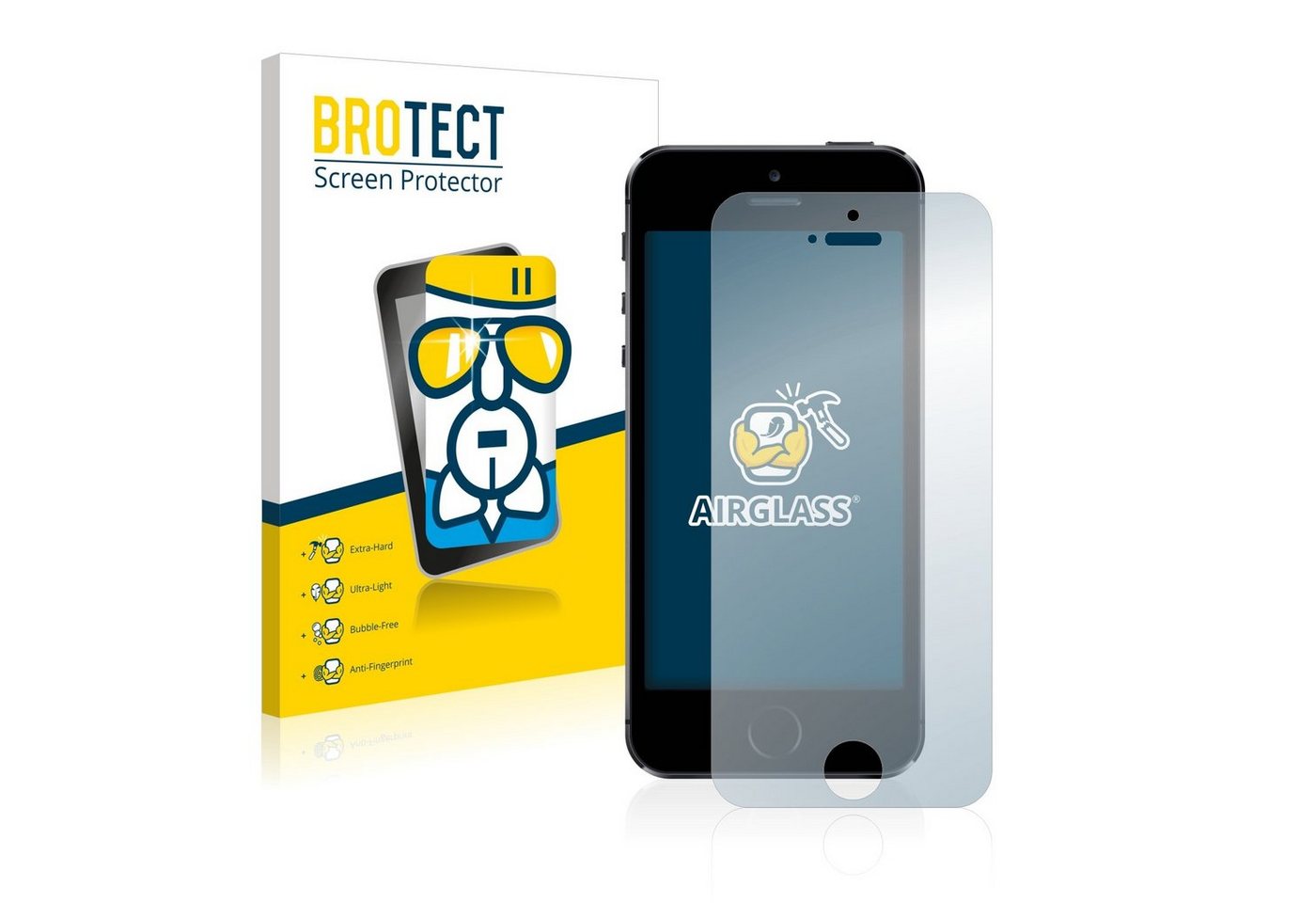 BROTECT Displayschutzglas Schutzglas für Apple iPhone 5S, Schutzfolie Display Schutz Glas Folie klar BROTECT Displayschutzglas Schutzglas für Apple iPhone 5S, Schutzfolie Display Schutz Glas Folie klar von BROTECT