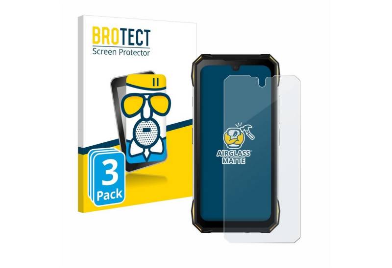 BROTECT flexible Panzerglasfolie für Doogee S89 Pro, Displayschutzglas, 3 Stück, Schutzglas Glasfolie matt entspiegelt Anti-Reflex von BROTECT