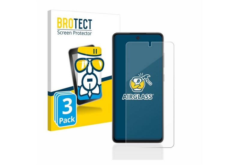 BROTECT flexible Panzerglasfolie für Samsung Galaxy A52s 5G, Displayschutzglas, 3 Stück, Schutzglas Glasfolie klar von BROTECT