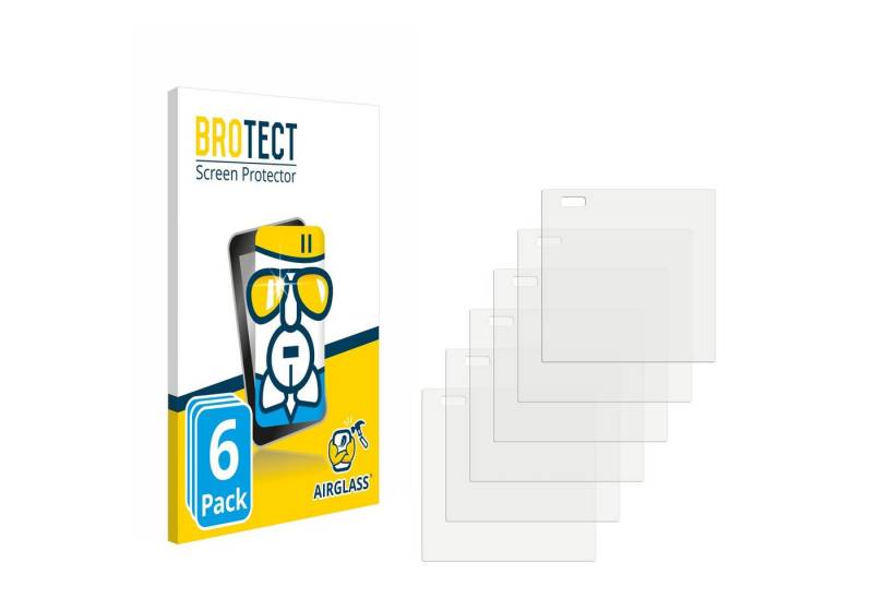 BROTECT Displayschutzglas Schutzglas für homematic IP Wired Glass Display - plus (HmIPW-WGD-PL), 6 Stück, Schutzfolie Display Schutz Glas Folie klar von BROTECT