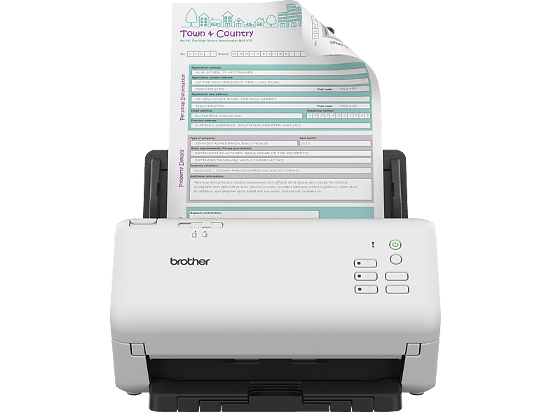 BROTHER ADS-4300N - Professioneller Duplex Scanner , 600 x dpi (optisch) von BROTHER