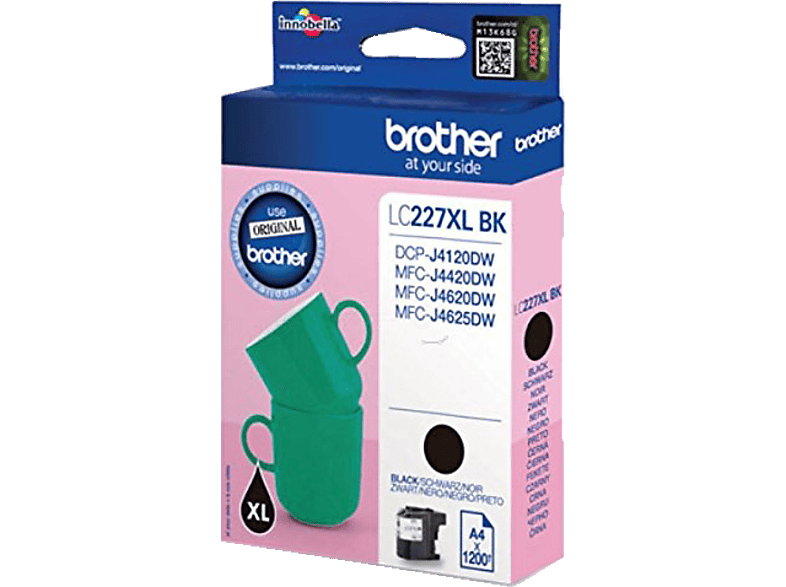 BROTHER Original Tintenpatrone Schwarz (LC-227XLBK) von BROTHER