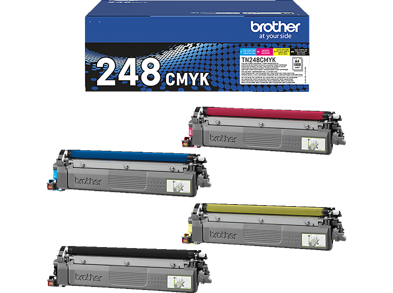 BROTHER TN-248VAL Value Pack Toner Mehrfarbig (TN 248) von BROTHER