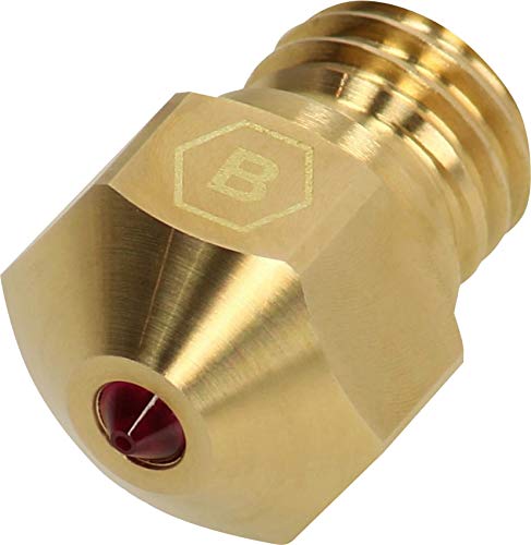 BROZZL High-End MK10 Ruby Düse 0,4 mm Durchmesser für Wanhao Duplicator, Flashforge Creator Pro, Qidi Tech UVM. 10204040 von BROZZL