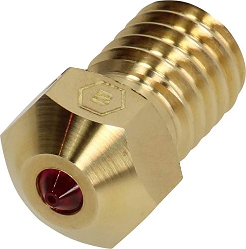 BROZZL RepRap 1,75 mm Ruby Düse 0,6 mm Durchmesser für E3D Hotend und Prusa i3, 10304060, Ø0,6mm von BROZZL