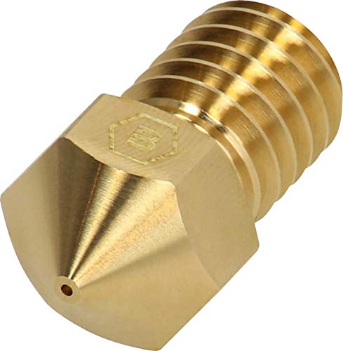BROZZL RepRap 3 mm Düse Messing 0,2mm Durchmesser für Ultimaker 2+, 10801020, Ø0,2mm von BROZZL