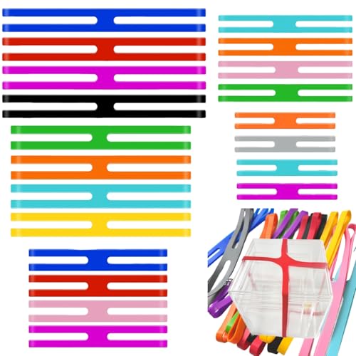20 Stück Bunte Gummibänder Breit Silikon,5 Größen Haushaltsgummis,Reißfeste Silikon-Gummiringe für Küche, Büro & Schule, Wiederverwendbar 20 Stück Bunte Gummibänder Breit Silikon,5 Größen Haushaltsgummis,Reißfeste Silikon-Gummiringe für Küche, Büro & Schule, Wiederverwendbar von BRTNUP