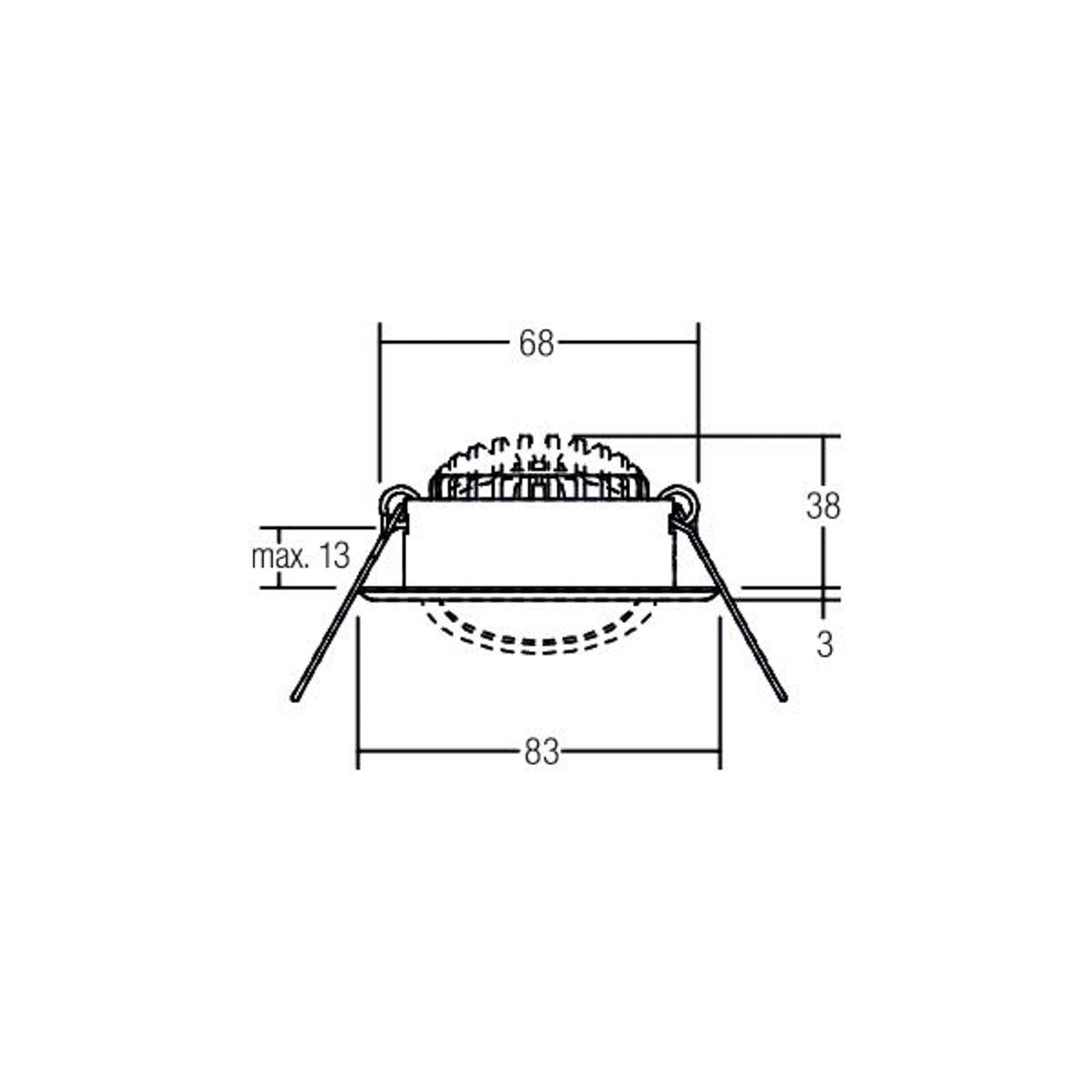 BRUMBERG LED-Einbauspot BB09, RC-dimmbar, weiß BRUMBERG LED-Einbauspot BB09, RC-dimmbar, weiß von BRUMBERG