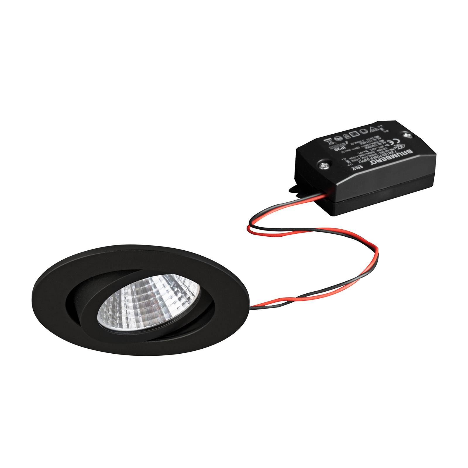 BRUMBERG LED-Einbaustrahler 38° rund schwarz 2700K BRUMBERG LED-Einbaustrahler 38° rund schwarz 2700K von BRUMBERG