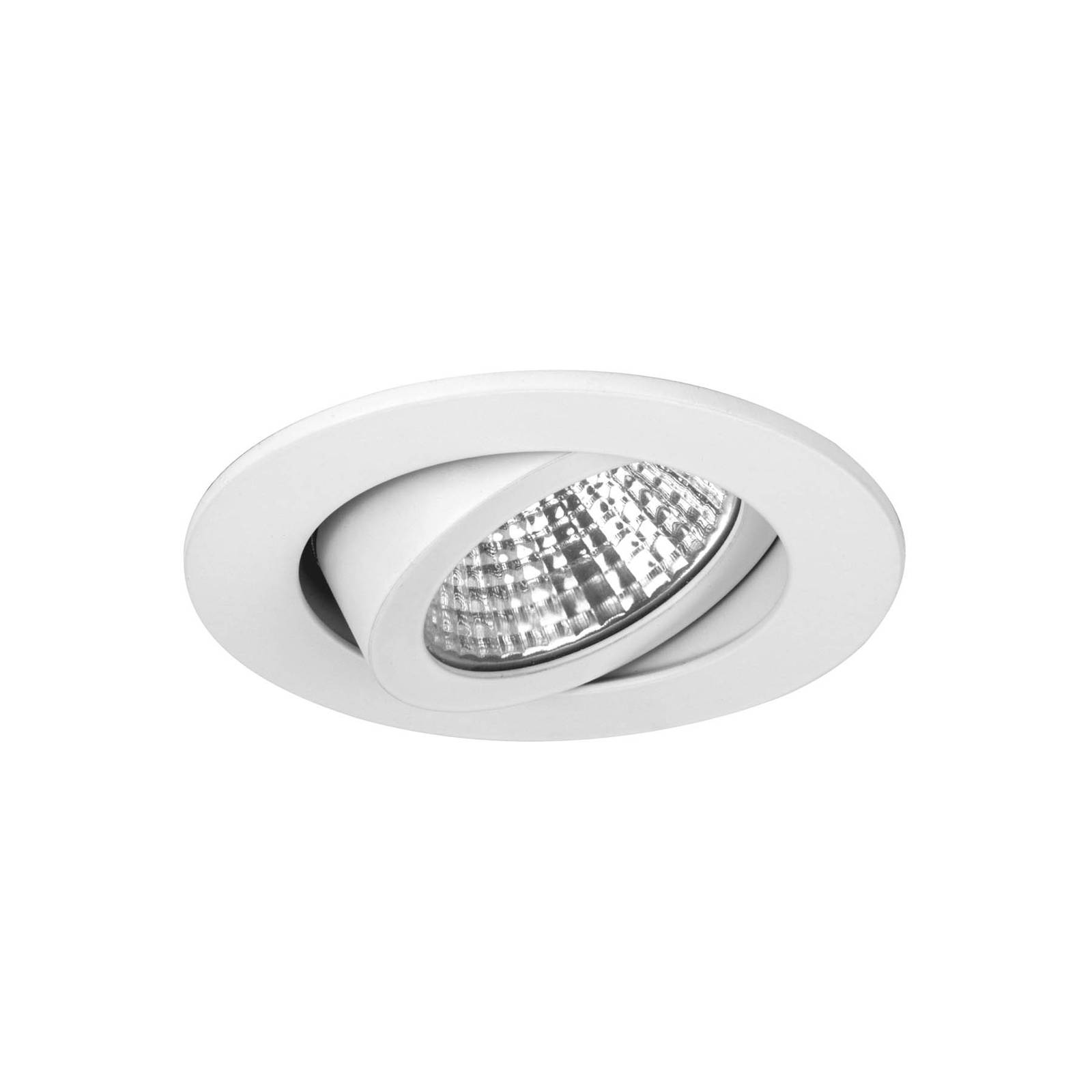 BRUMBERG LED-Einbaustrahler Seven-R, 2.700 K, weiß matt, Alu BRUMBERG LED-Einbaustrahler Seven-R, 2.700 K, weiß matt, Alu von BRUMBERG