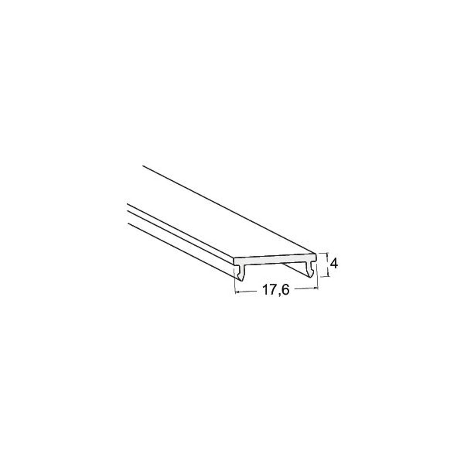 BRUMBERG One Klick-Abdeckung, transparent, 2 Meter von BRUMBERG