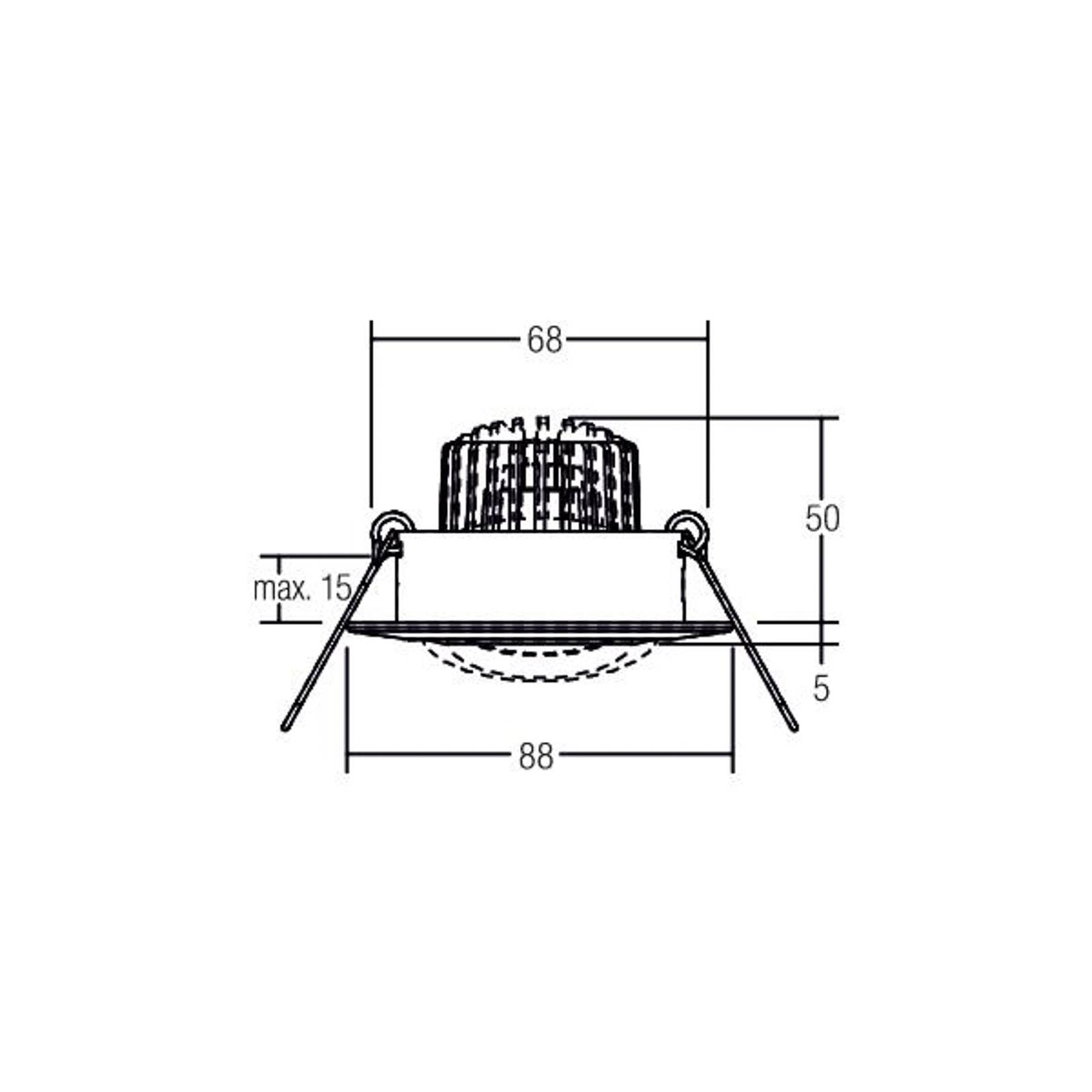 BRUMBERG Spot BB13 dim2warm RC-dim Anschlussbox strukturweiß BRUMBERG Spot BB13 dim2warm RC-dim Anschlussbox strukturweiß von BRUMBERG