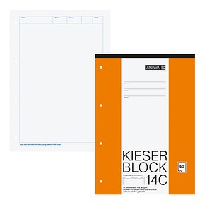 BRUNNEN Arbeitsblock Kieserblock gelocht DIN A4 blanko Lineatur 14C BRUNNEN Arbeitsblock Kieserblock gelocht DIN A4 blanko Lineatur 14C von BRUNNEN