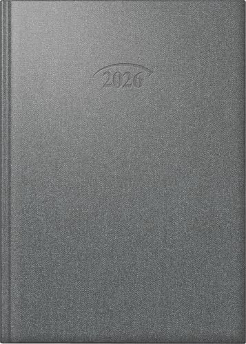 BRUNNEN Buchkalender Mod. 765 2026 | A5, Kunststoff, stratossilberfarben BRUNNEN Buchkalender Mod. 765 2026 | A5, Kunststoff, stratossilberfarben von BRUNNEN