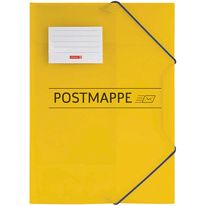 BRUNNEN Eckspanner Postmappe DIN A4 gelb von BRUNNEN