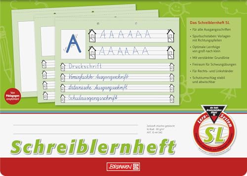 BRUNNEN Schreiblernheft | A4 quer, Lineatur SL, 16 Blatt BRUNNEN Schreiblernheft | A4 quer, Lineatur SL, 16 Blatt von BRUNNEN