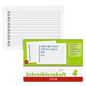 BRUNNEN Schreiblernheft Lineatur 4 1. Schuljahr liniert DIN A4 quer ohne Rand, 16 Blatt BRUNNEN Schreiblernheft Lineatur 4 1. Schuljahr liniert DIN A4 quer ohne Rand, 16 Blatt von BRUNNEN