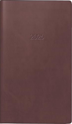 BRUNNEN Taschenkalender Mod. 750 2026 | A6, Kunstleder, bordeaux BRUNNEN Taschenkalender Mod. 750 2026 | A6, Kunstleder, bordeaux von BRUNNEN