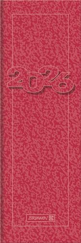 BRUNNEN Vormerkbuch Mod. 782 2026 | 108×297 mm, Karton, rot BRUNNEN Vormerkbuch Mod. 782 2026 | 108×297 mm, Karton, rot von BRUNNEN