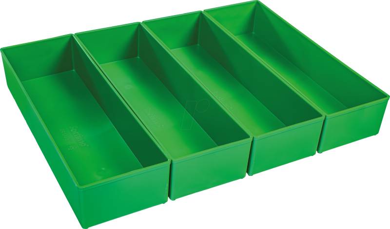 BOXX 6000001819 - Insetbox G3, dunkelgrün, 4 Stück von BS SYSTEMS GMBH & CO. KG