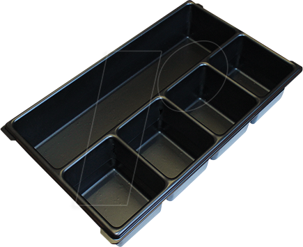 BOXX 6100000148 - Kleinteileeinsatz, 5 Mulden, für XL-BOXX von BS SYSTEMS GMBH & CO. KG