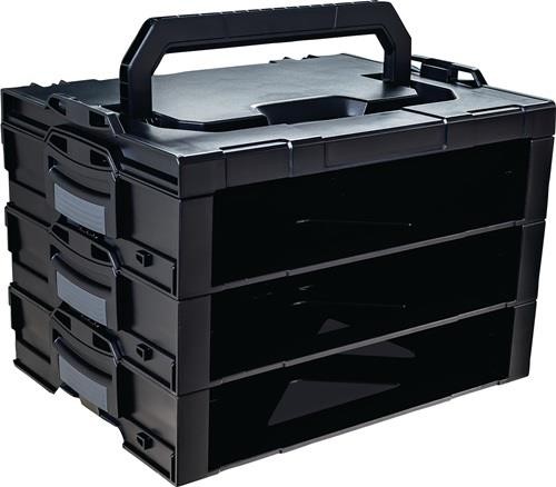 Bs Systems Sortimentskastentresor i-BOXX® Rack 3er Block B442xT304xH342mm ABS von BS Systems