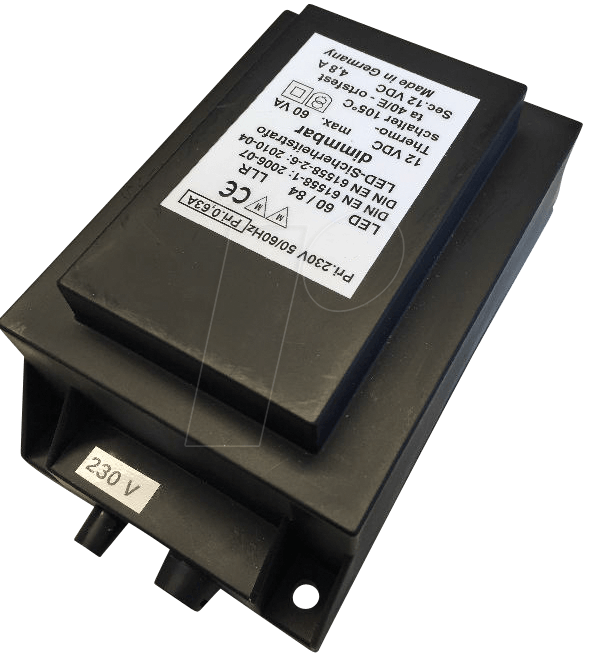 UHDC 240VA 24V - LED-Trafo, 24 V DC, dimmbar von BSAB-ELEKTRONIK
