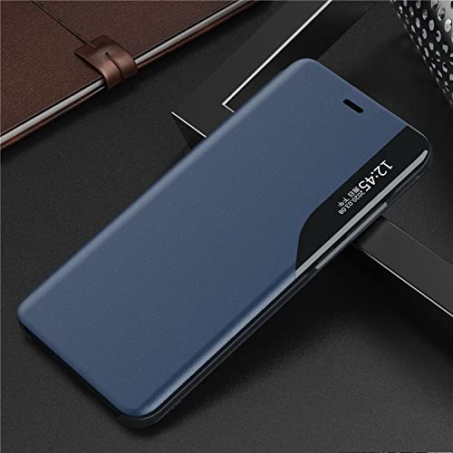 Smart Clear View Flip Case für Samsung Galaxy S22 S21 Plus Note 20 Ultra S20 FE A53 A52 A72 5G A51 S23 A12 Ständer Lederhülle, Blau, für A51 Smart Clear View Flip Case für Samsung Galaxy S22 S21 Plus Note 20 Ultra S20 FE A53 A52 A72 5G A51 S23 A12 Ständer Lederhülle, Blau, für A51 von BSAPP