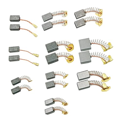 20 teile/satz 10 größen motor kohlebürste ersatzteile for elektrowerkzeuge hammer bohrer kreissäge kappsäge von BSAXITHZB