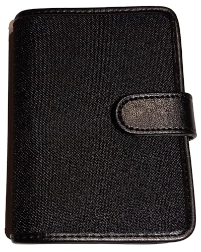 BSB Timeplaner A7 schwarz Kunststoff-Stoff neuster Kalender 1Woche 2Seiten 15,2x11x3 cm TP089 von bsb