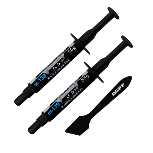 BSFF Wärmeleitpaste, 11g CPU Paste Wärmeleitpaste Kühlkörper für IC/Prozessor/CPU/Alles Kühler, Carbon Based High Performance BSFF Wärmeleitpaste, 11g CPU Paste Wärmeleitpaste Kühlkörper für IC/Prozessor/CPU/Alles Kühler, Carbon Based High Performance von BSFF
