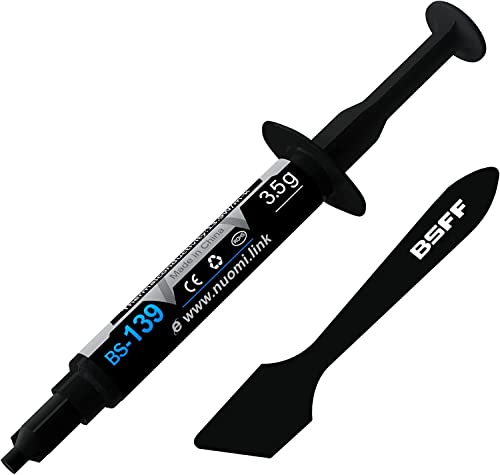 BSFF Wärmeleitpaste, 3.5g CPU Paste Wärmeleitpaste Kühlkörper für IC/Prozessor/CPU/Alles Kühler, Carbon Based High Performance BSFF Wärmeleitpaste, 3.5g CPU Paste Wärmeleitpaste Kühlkörper für IC/Prozessor/CPU/Alles Kühler, Carbon Based High Performance von BSFF