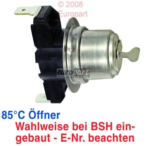 Temperaturbegrenzer Geschirrspüler 85° Öffner Temperaturbegrenzer Geschirrspüler 85° Öffner von BSH-Gruppe