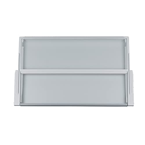 Bosch Siemens 743197 00743197 ORIGINAL Glasplatte Abdeckplatte Gemüsefachabdeckscheibe Scheibe zweigeteilt 443x430mm Kühlschrank Kühlautomat Kühlgerät auch Neff Balay Constructa von BSH