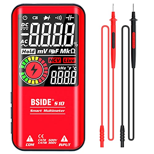 BSIDE Smart Digital Multimeter LCD EBTN Display 3 Ergebnisse Automatisches Messgerät 9999 zählt Elektrischer Tester AC DC Spannung Widerstand Durchgangsfrequenz Diode für Elektriker von BSIDE