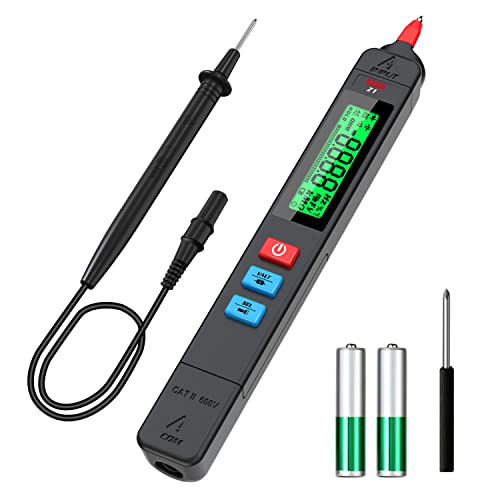 BSIDE Stifttyp Digital-Multimeter 3-Ergebnisanzeige Tragbar Clever Automatische Reichweite Voltmeter Widerstand Kontinuität Frequenz V-Alarm Live AC/DC prüfen Spannungsprüfer mit Taschenlampe von BSIDE