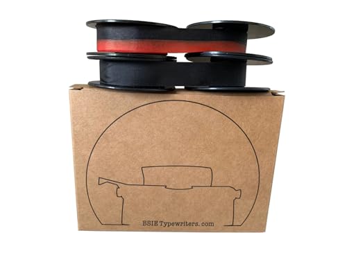 OPTIMA SCHREIBMASCHINENBAND - (1 x Schwarz & Rot + 1 x Schwarz) - BSIE Typewriters von BSIE Typewriters
