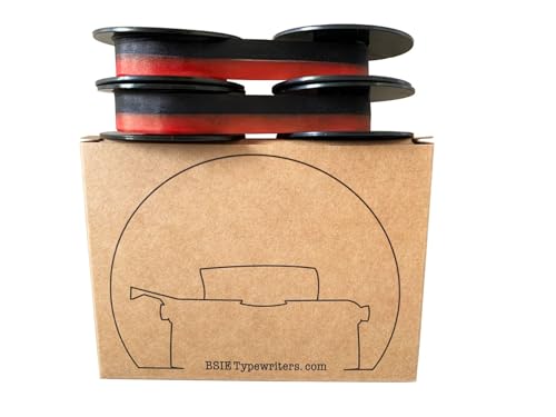 TRIUMPH SCHREIBMASCHINENBAND - (2 x Schwarz & Rot) - BSIE Typewriters von BSIE Typewriters