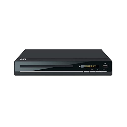 BSL BSL-351 DVD-Player, Multiformat, DVD/CD/MP3/MP4, USB-Multimedia-Player, HDMI- und AV-Ausgang, AV-Kabel inklusive, Fernbedienung von BSL BEAUTIFUL SOUND LINE