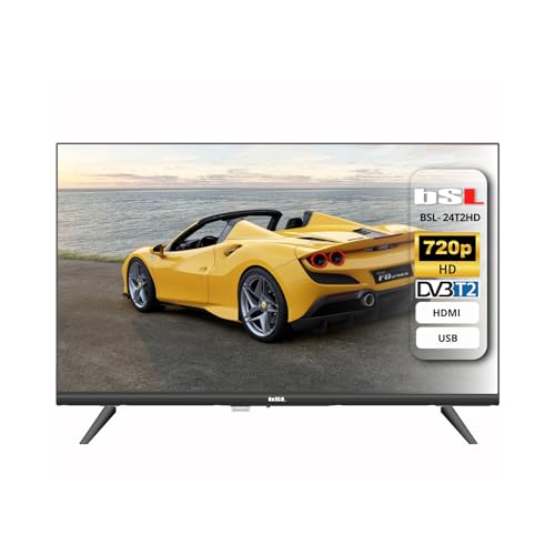 TV 24 Zoll BSL-24T2HD LED HD Bildschirm 1366 x 768 | 60 Hz | USB | DVBT2 HEVC | DVB-S2 | HDMI TV 24 Zoll BSL-24T2HD LED HD Bildschirm 1366 x 768 | 60 Hz | USB | DVBT2 HEVC | DVB-S2 | HDMI von BSL BEAUTIFUL SOUND LINE