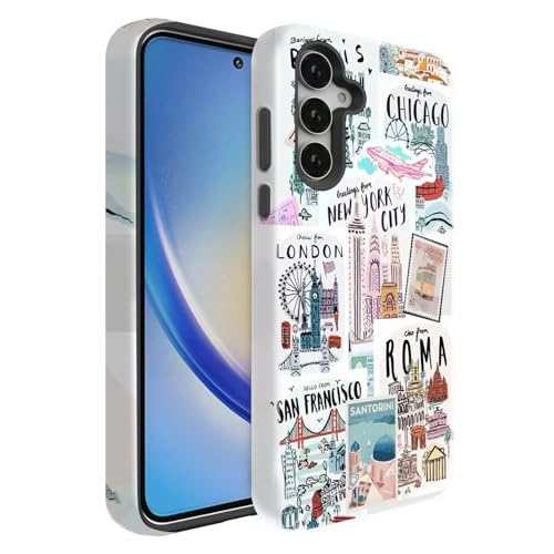 BSMOSPER Schutzhülle für Galaxy A56 5G, doppellagig, hartes PC + weiches TPU, strapazierfähig, 2-in-1, stoßfeste Schutzhülle für Samsung Galaxy A56 5G, Reisekarte | Dreamy Place BSMOSPER Schutzhülle für Galaxy A56 5G, doppellagig, hartes PC + weiches TPU, strapazierfähig, 2-in-1, stoßfeste Schutzhülle für Samsung Galaxy A56 5G, Reisekarte | Dreamy Place von BSMOSPER